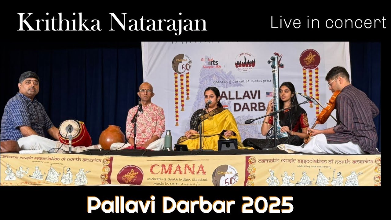 Krithika Natarajan | Pallavi Darbar 2025 | Live in concert