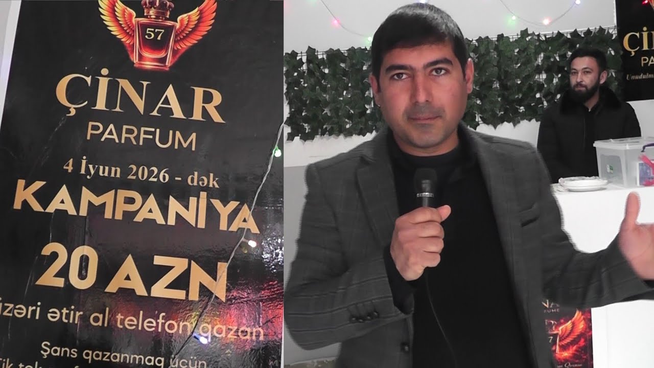 Çinar parfum. Sizin Xidmətinizə gəldi. Ünvan Şəmkir Rayonu Çinarlı Qəsəbəsi Nizami Gəncəvi Küçəsi.