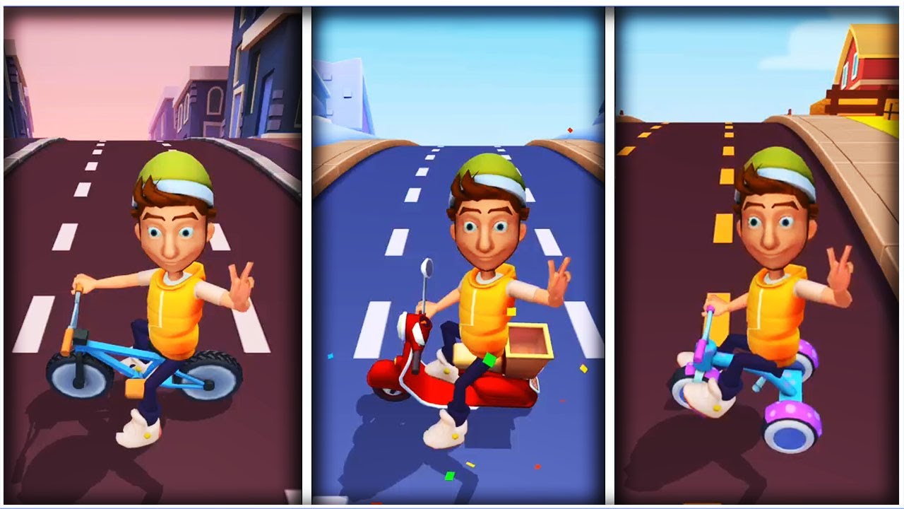 Paper Boy Race Run & Rush 3D - Gameplay Walkthrough