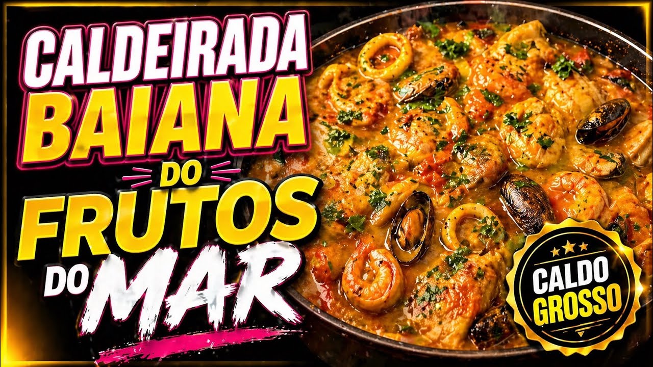 CALDEIRADA DE FRUTOS DO MAR/ Receita Facil de Fazer e Deliciosa.