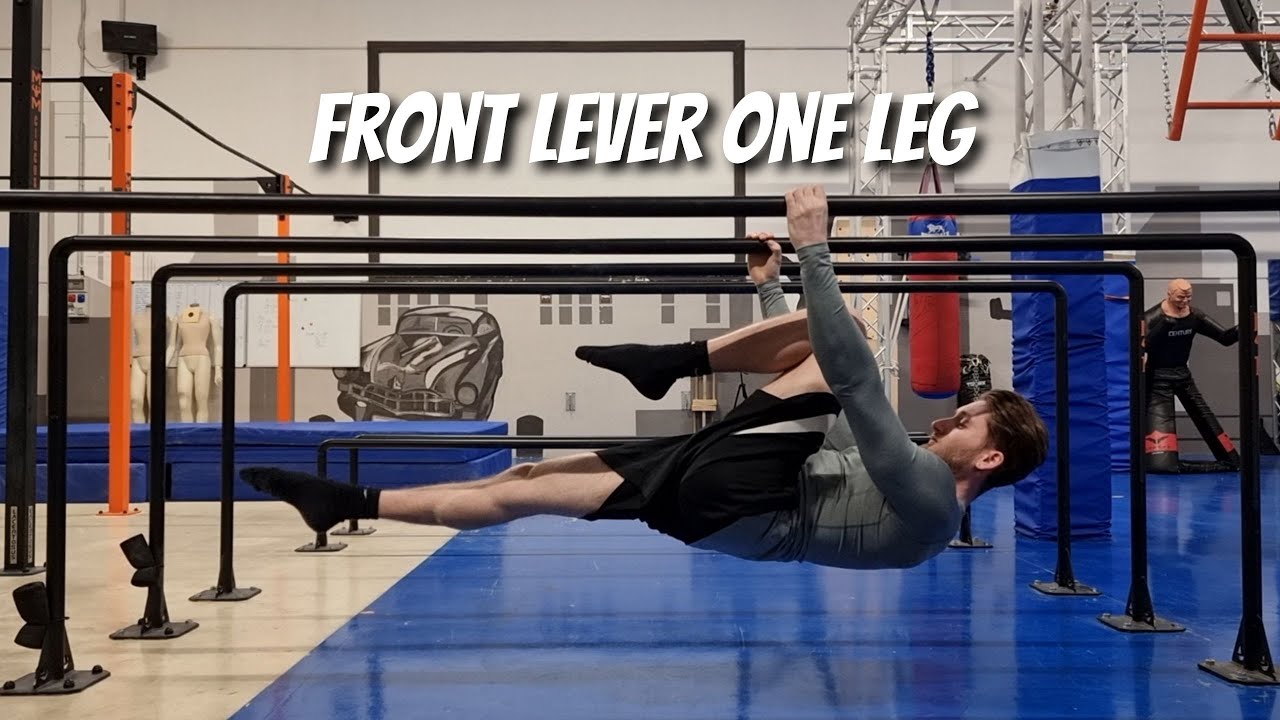 TUTORIAL FRONT LEVER - FRONT ONE LEG