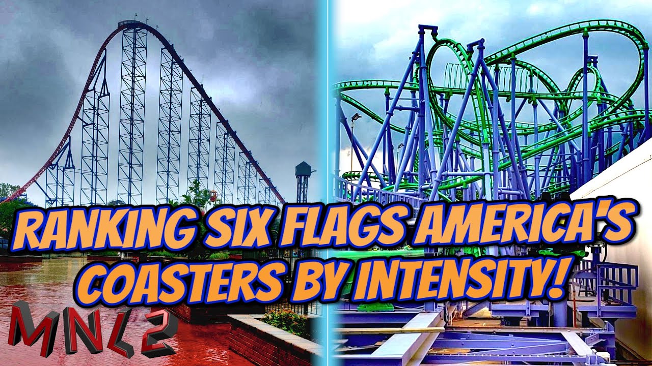 Top 5 Most INTENSE Roller Coasters at Six Flags America