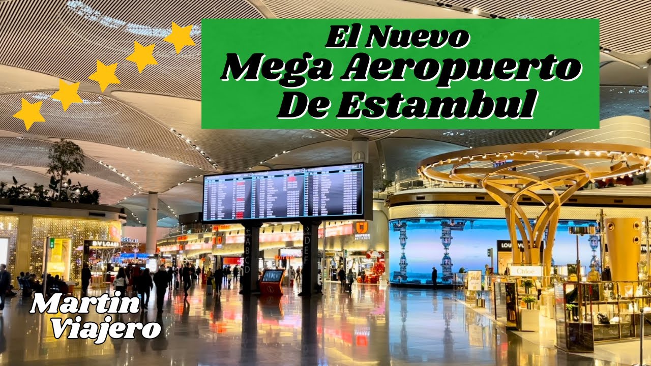 Este AEROPUERTO te dejará SIN PALABRAS 🤯 Estambul 🇹🇷