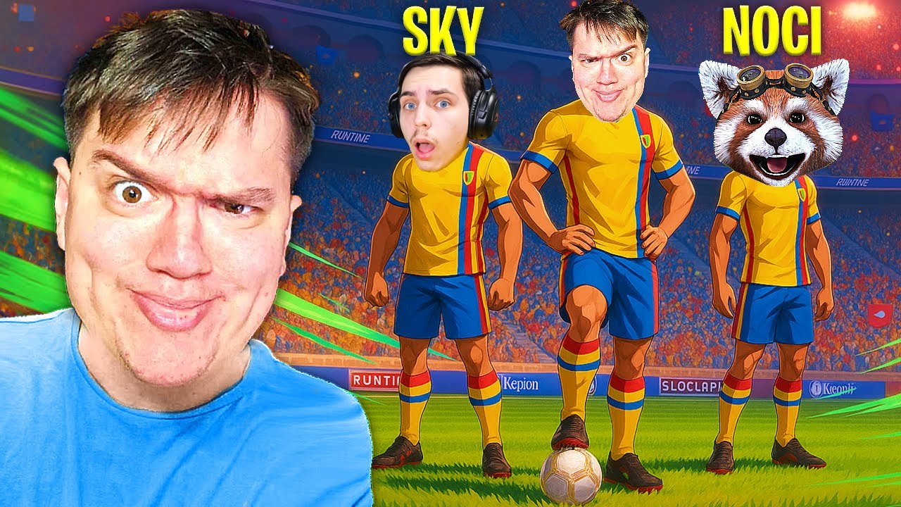 Un Joc Despre FOTBAL cu YOUTUBERII