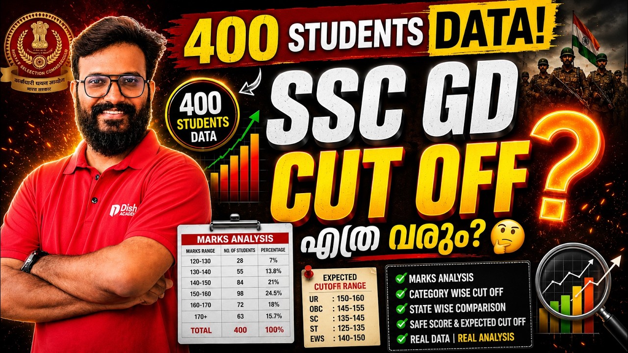 SSC GD CUT OFF PREDICTION BASED ON THE DATA OF CANDIDATES | SSC GD CUT OFF MARK  അറിഞ്ഞാലോ! #sscgd