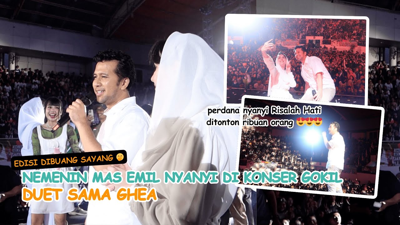(DIBUANG SAYANG) NEMENIN MAS EMIL NYANYI RISALAH HATI DI KONSER RELAWAN GOKIL 😍| Arumi Bachsin