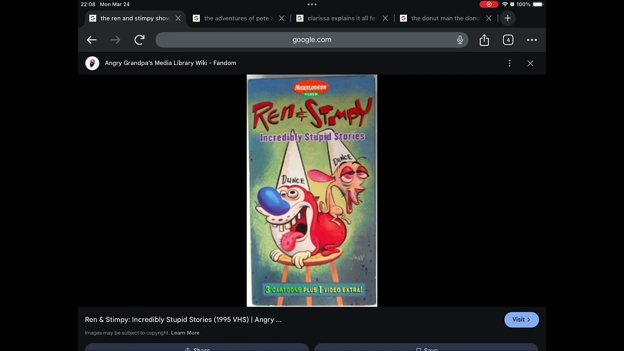 Happy Late 30th Anniversary to The Ren and Stimpy Show Incredibly Stupid Stories (1995)