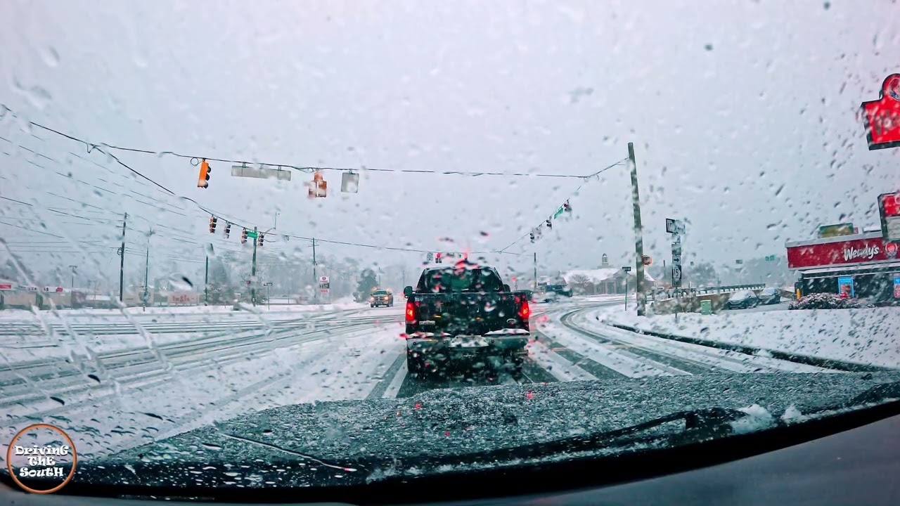 Heavy snow making roads dangerous in Cornelia