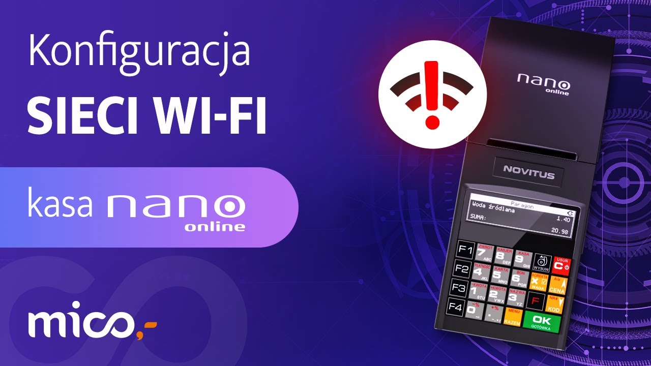 Połączenie kasy Novitus Nano Online z WiFi 📶✨