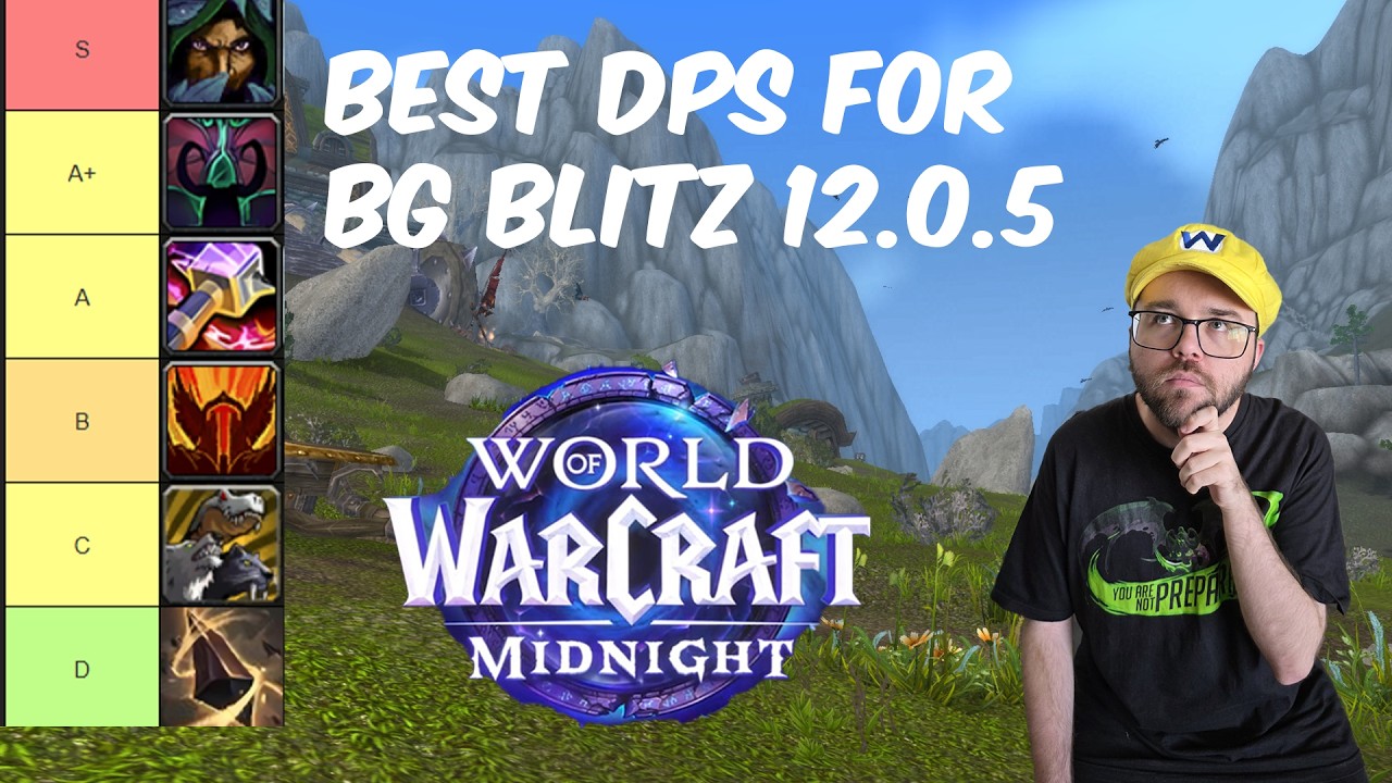 UPDATED BEST DPS BG BLITZ TIER LIST - MIDNIGHT 12.0.5