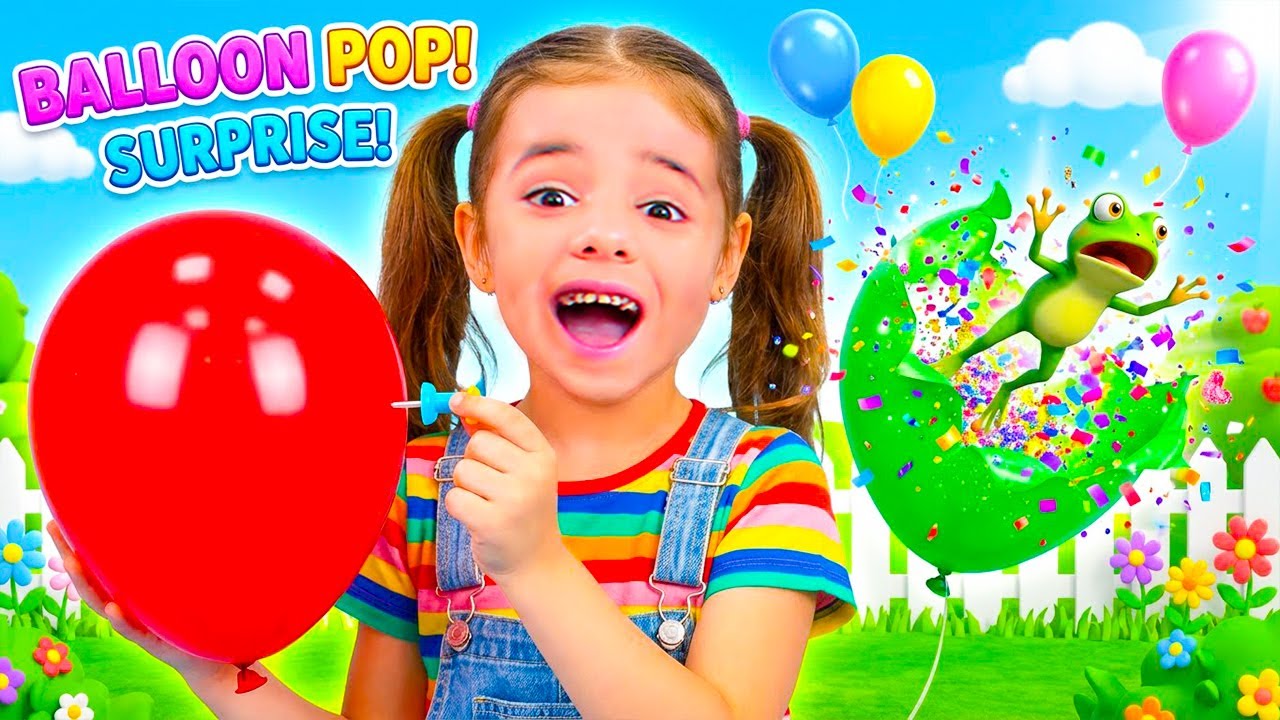 play with balloons - Funny stories for kids w/koko