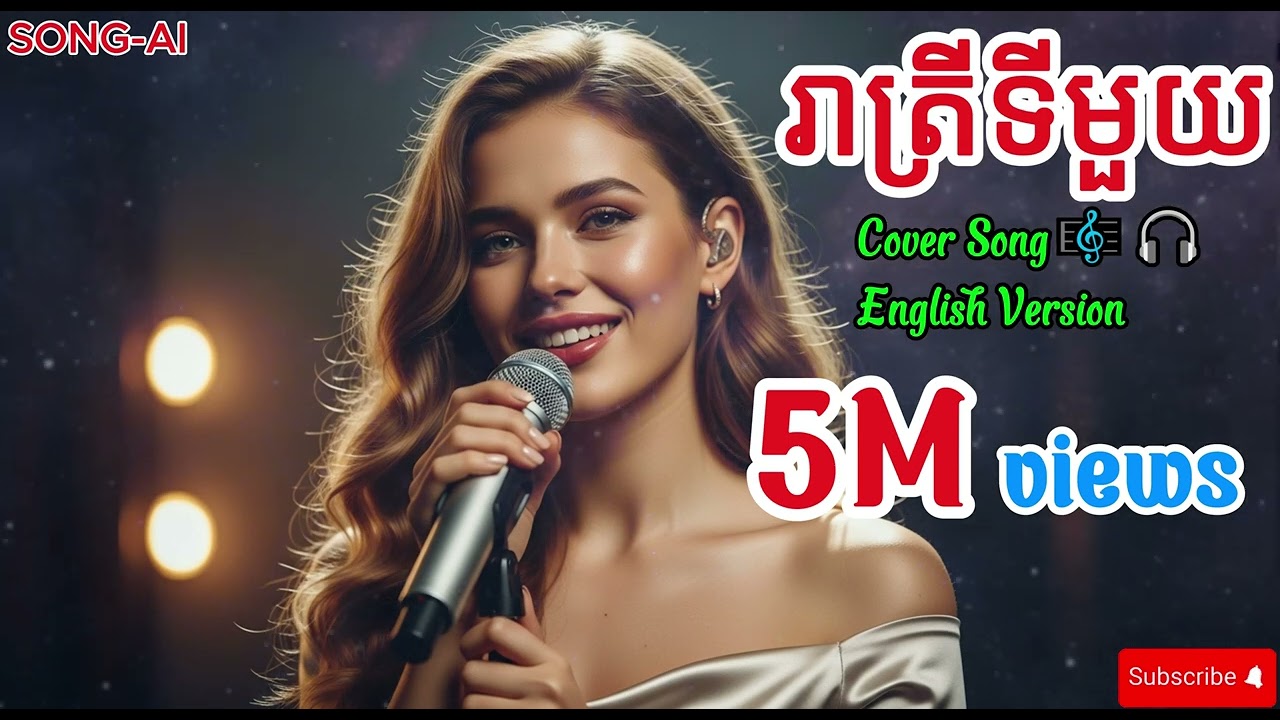 បទៈរាត្រីទីមួយCover Song🎼🎧English Version #music #song #ai #videos