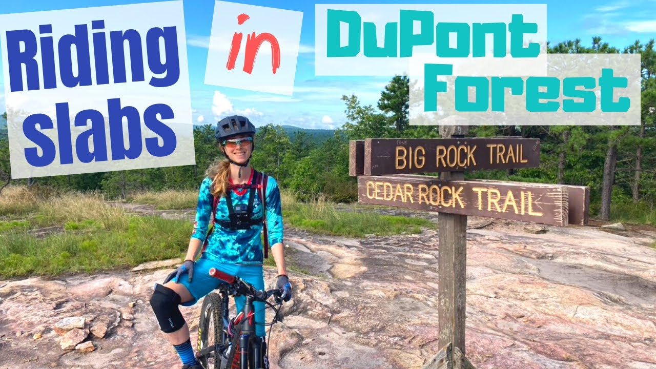 Riding Slabs in DuPont State Recreational Forest, NC | Sprocket Girl Women's Mountain Biking