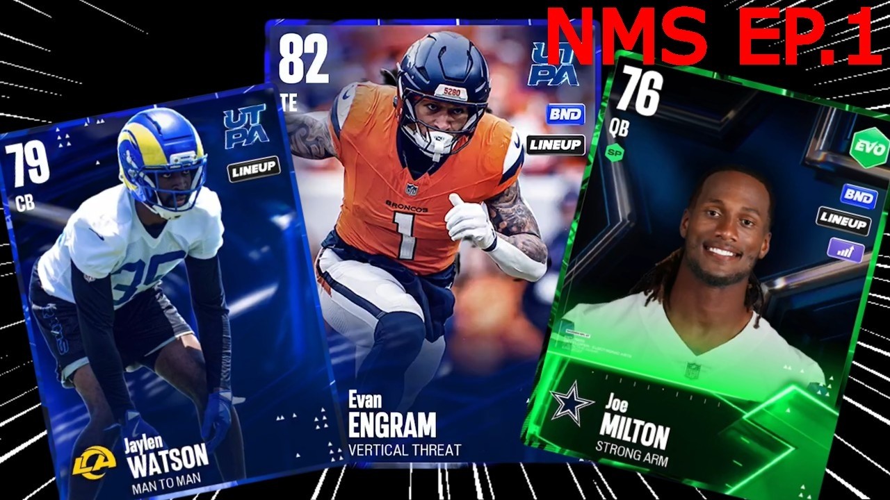 Zacząłem drużynę NMS Dzień 1 Madden 27 NMS#1