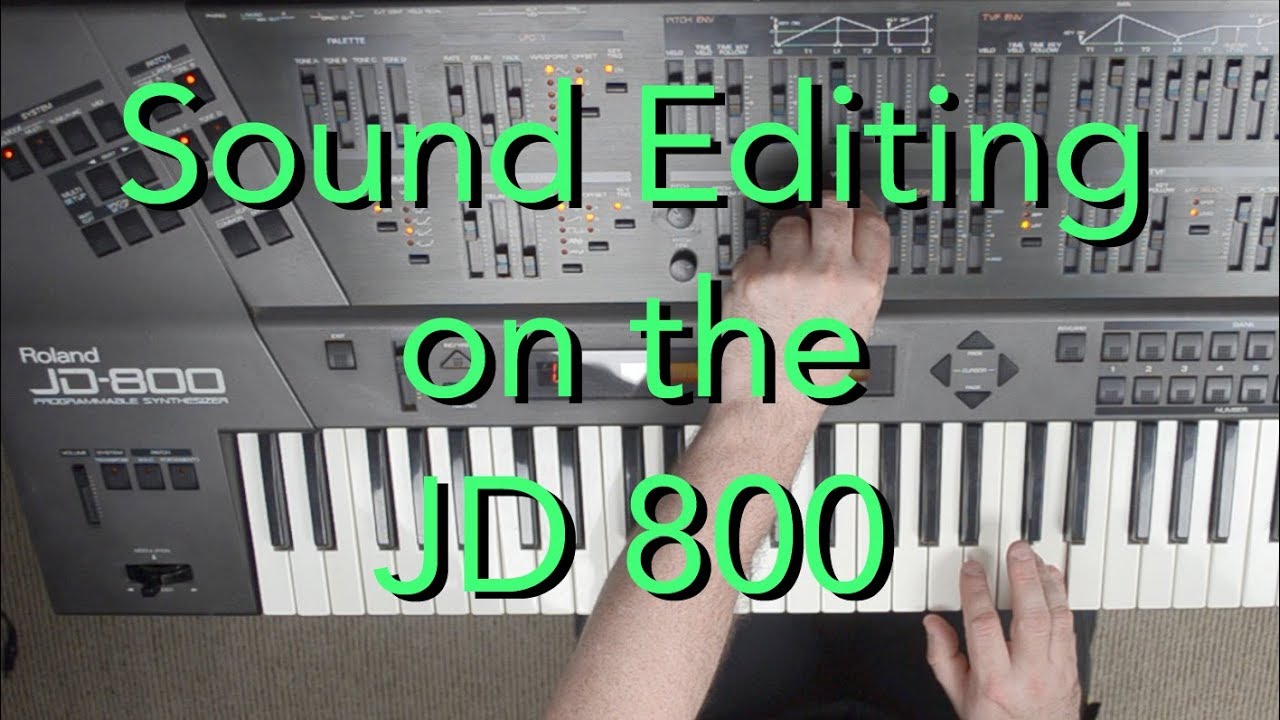 Sound Editing on the JD-800