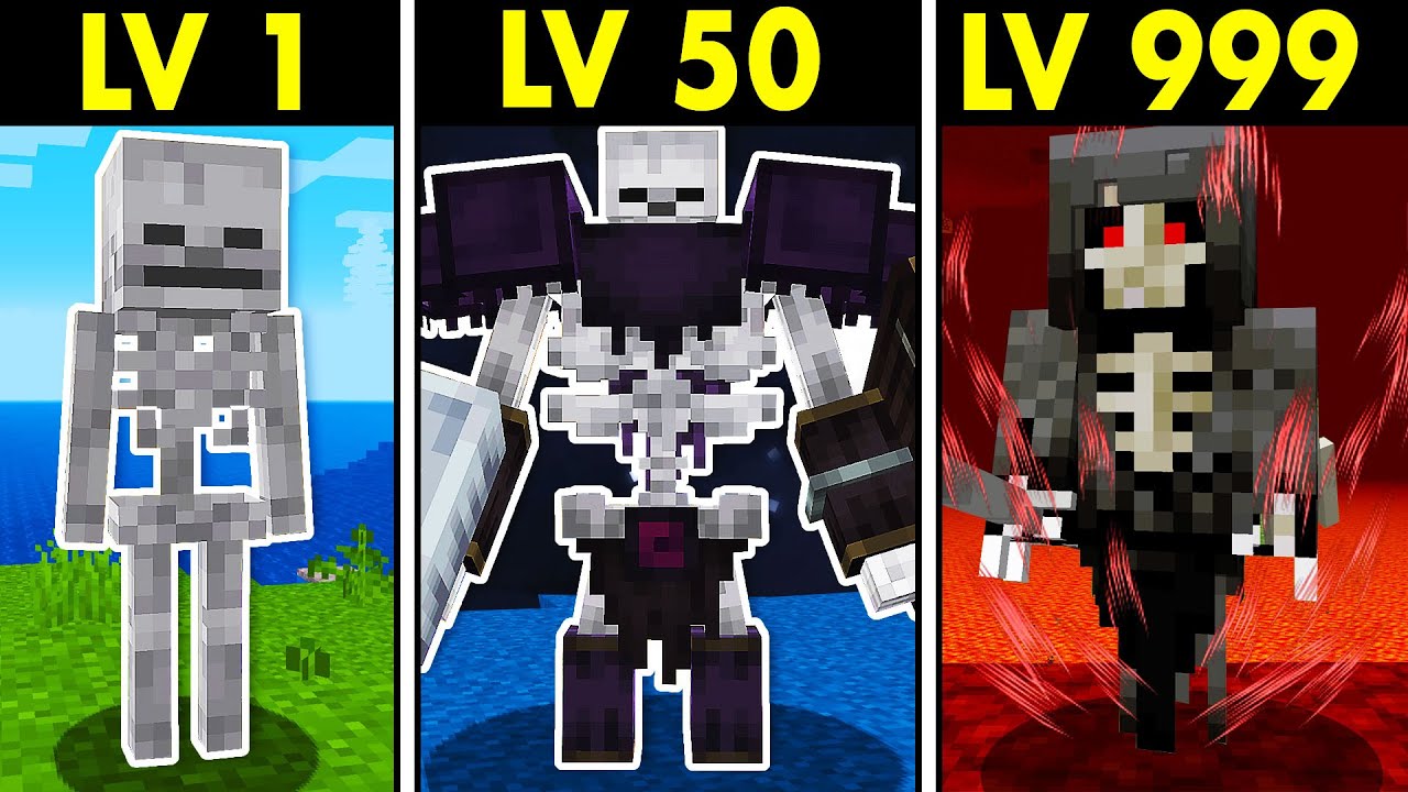 ⚠️ MINECRAFT NOWE EKSPERYMENTY NA SZKIELETACH ⚠️