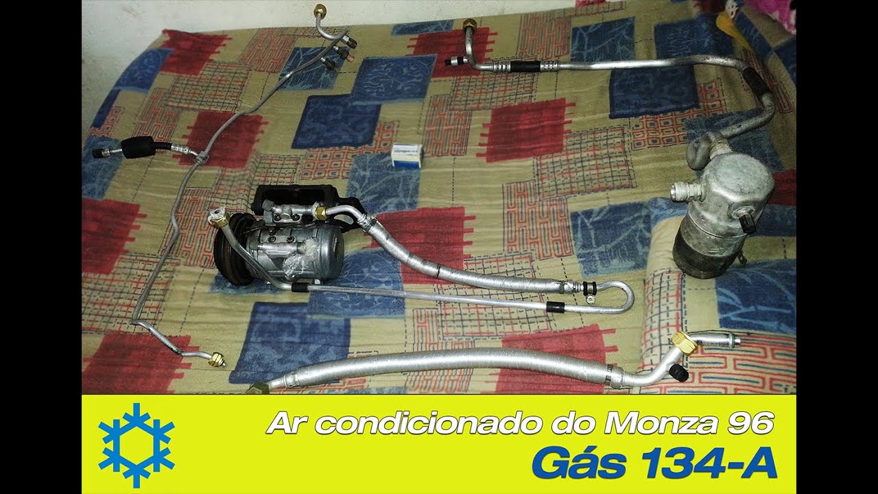 Sistema de AR Condicionado Monza 96 com gás (R134a)