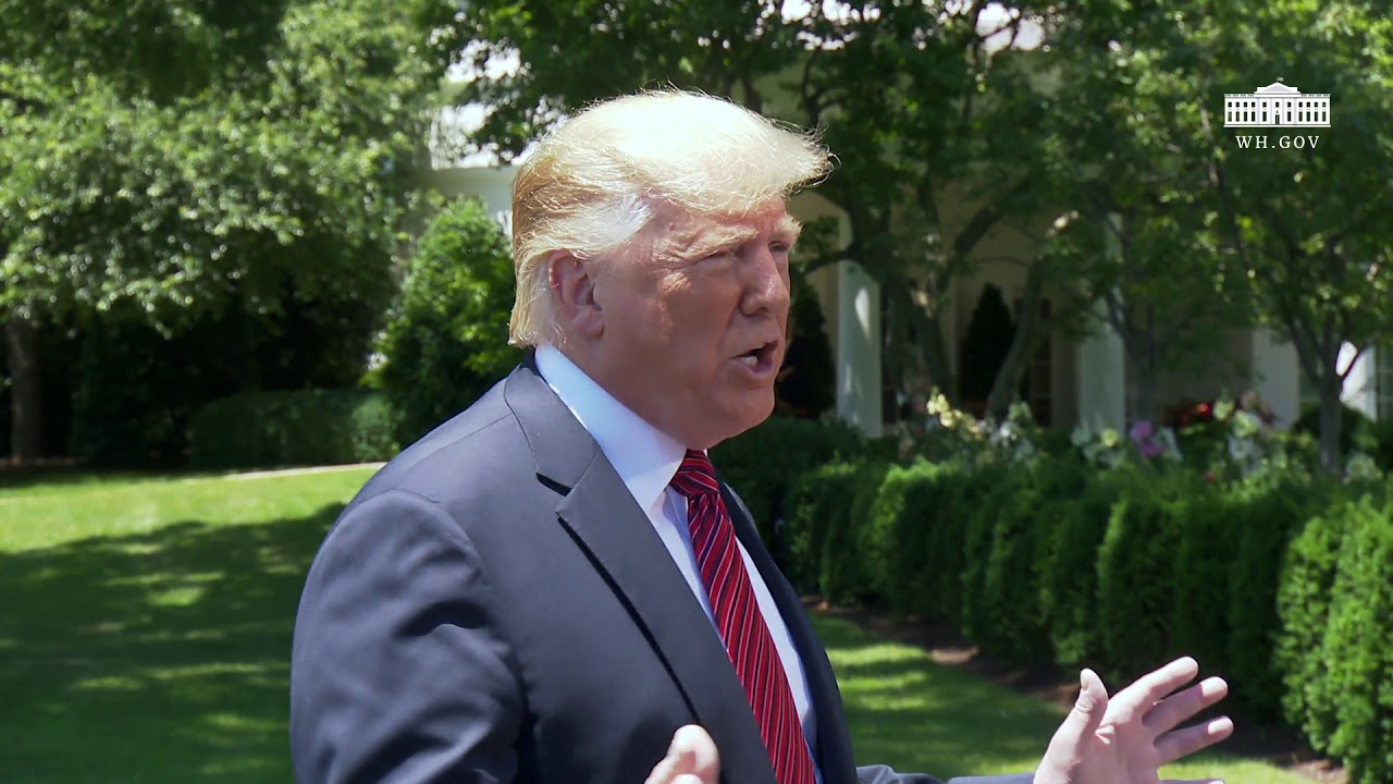 06/11/19: President Trump Delivers a Statement Upon Departure