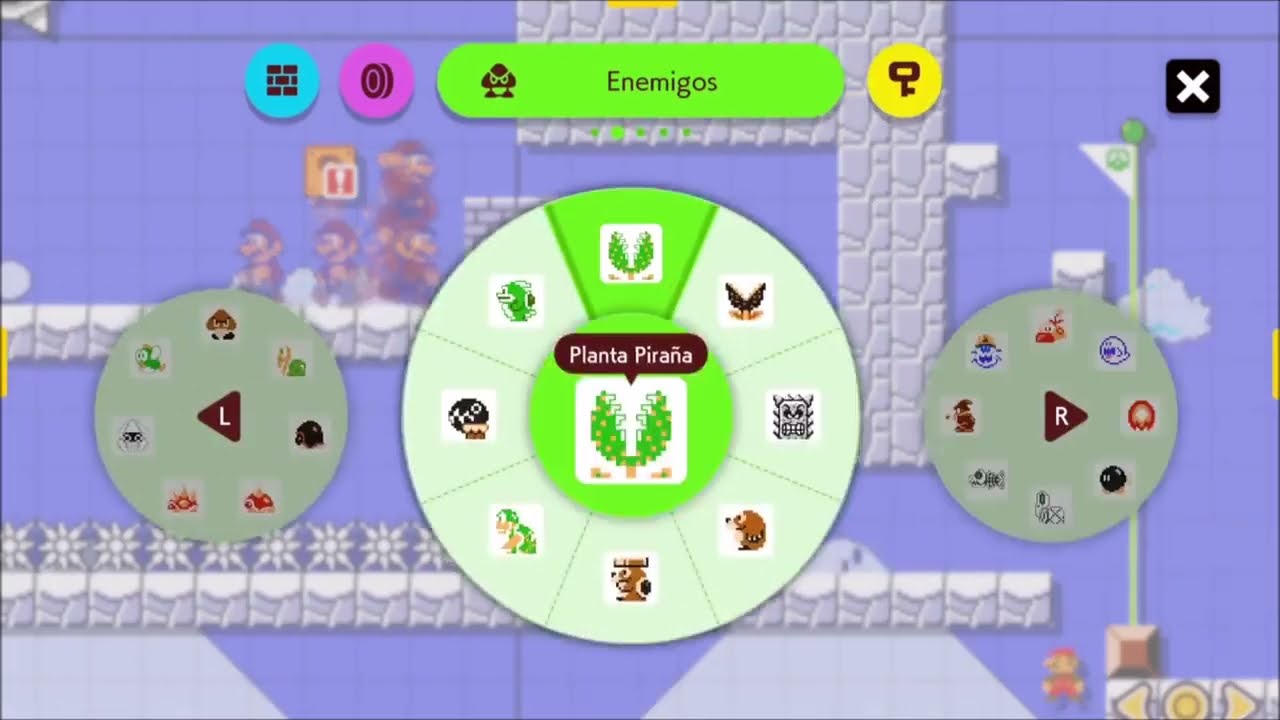 SUPER MARIO MAKER 2 / Editor de niveles de Nintendo Switch | New Super Mario Bros en nieve