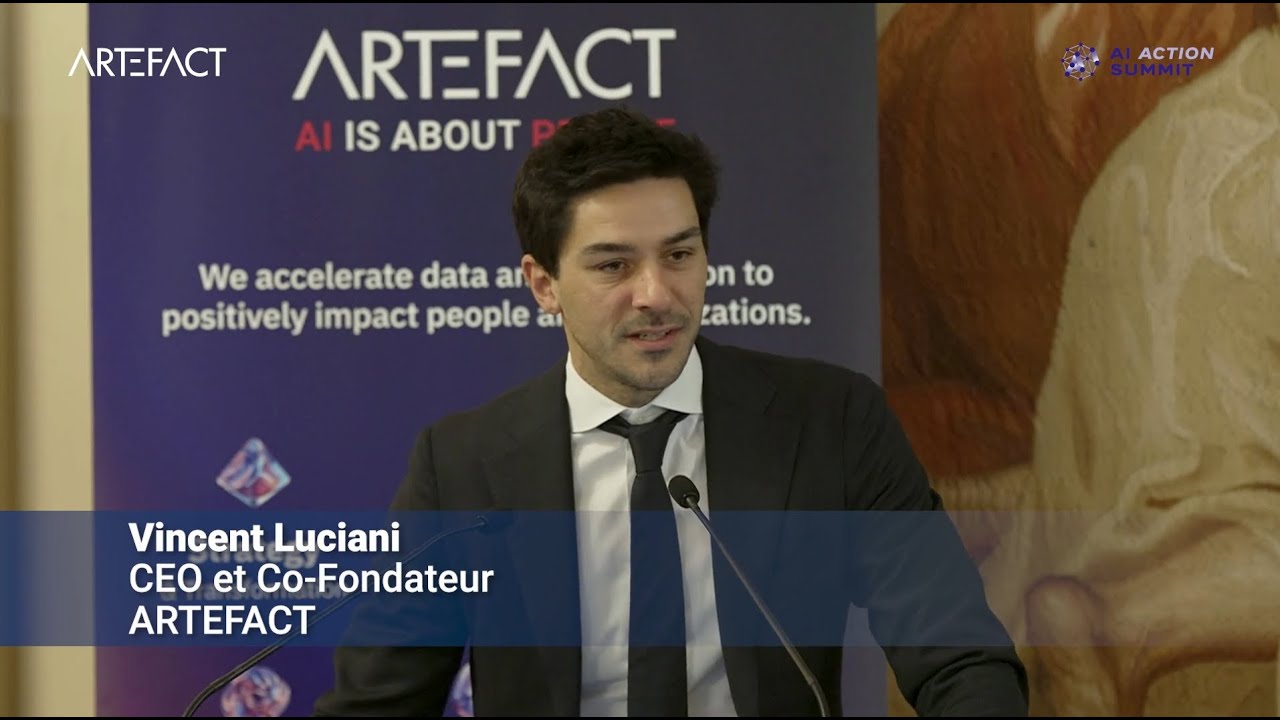 Présentation de l’étude “Future of Work with AI” – Vincent Luciani, CEO & co-fondateur d’Artefact