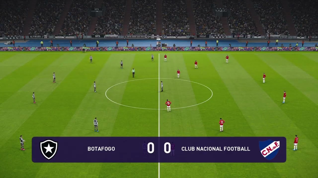 BOTAFOGO X NACIONAL| AO VIVO COM IMAGENS | JOGO DE HOJE |PES 21 Gameplay Ps4