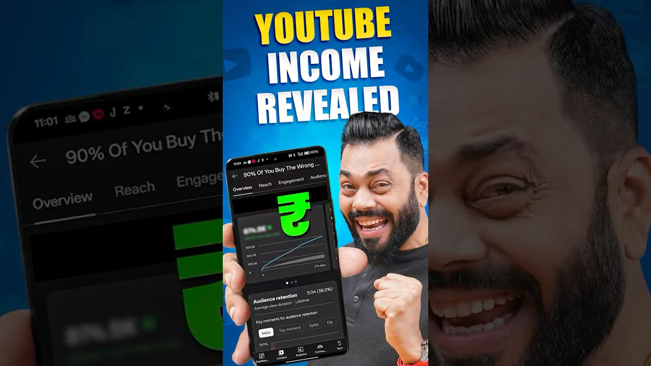 माझी YouTube income किती?