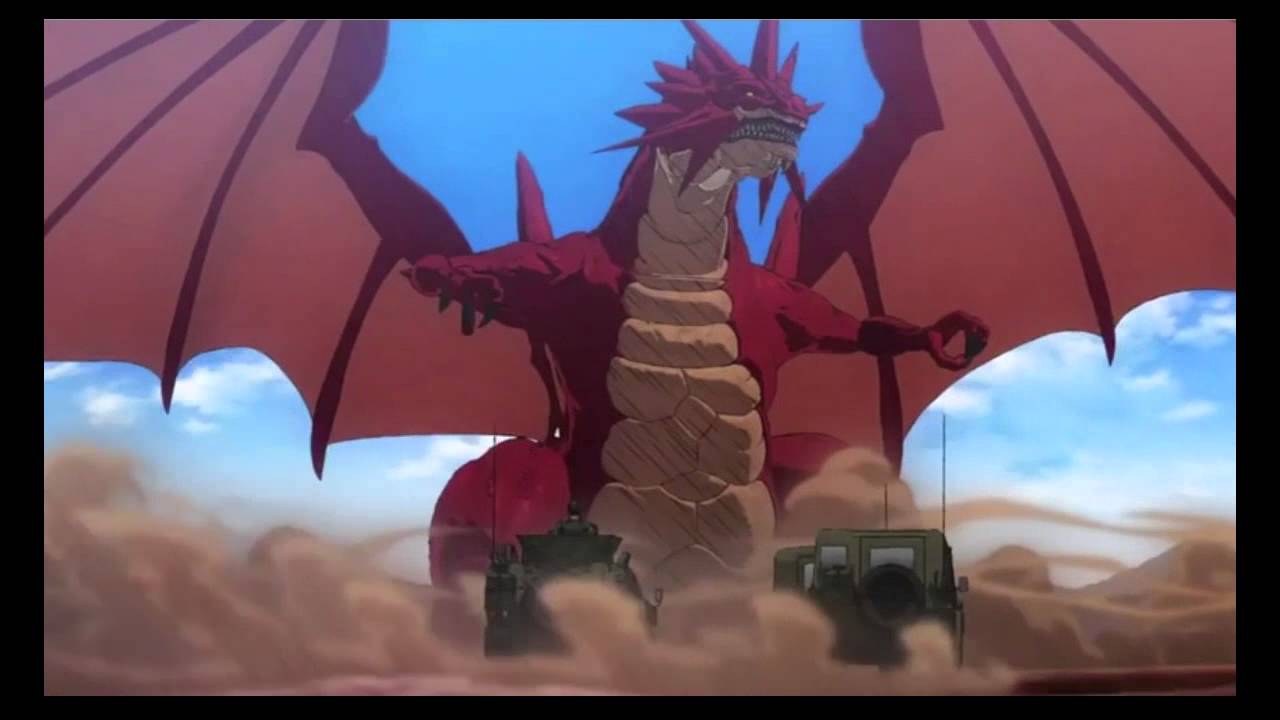 Gate: jieitai kanochi nite kaku tatakaeri Fire Dragon Battle