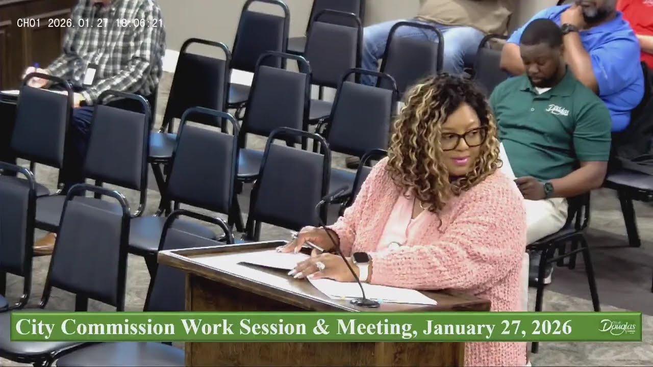City of Douglas Commission Work Session & Meeting - January 27, 2026