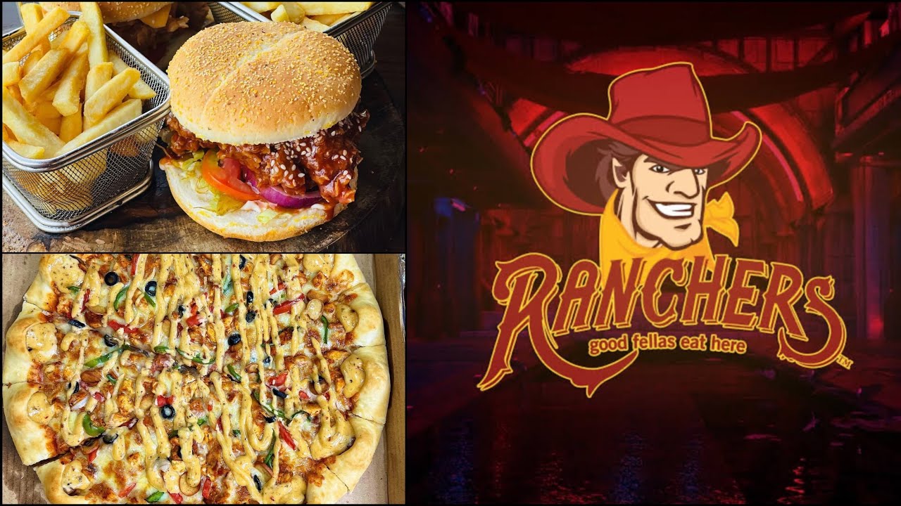 Ranchers Cafe mall 1 lahore | fast food reviews | crown pizza and burgers #food #lahore #pakistan