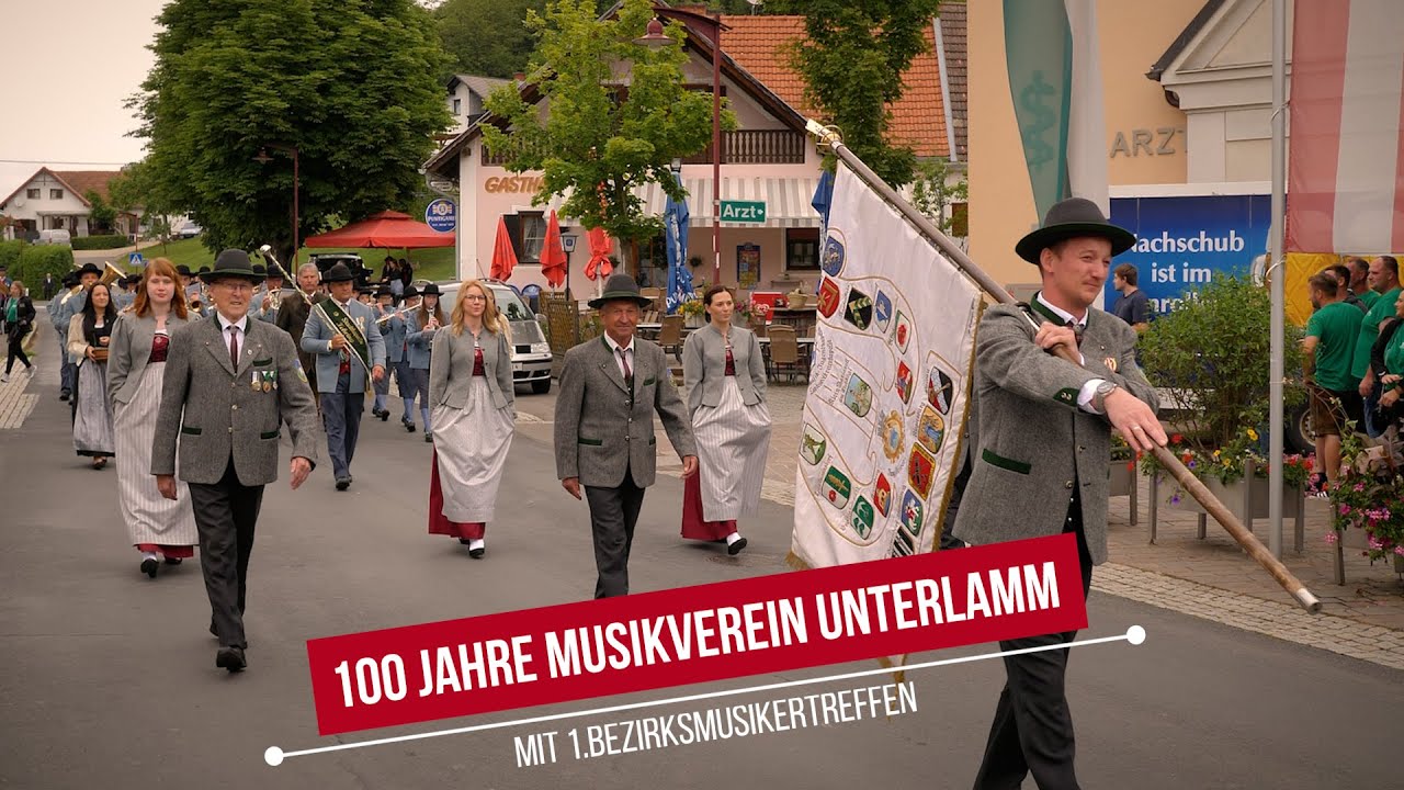 100 Jahre Musikverein Unterlamm mit 1. Bezirksmusikertreffen | Styria | Austria | vulkantv.at