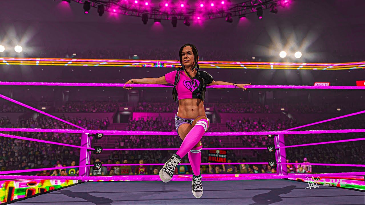 FULL MATCH - CM Punk & AJ Lee vs Becky Lynch & Seth Rollins - Mixed match - PS5™ 4K60 WWE 2K25