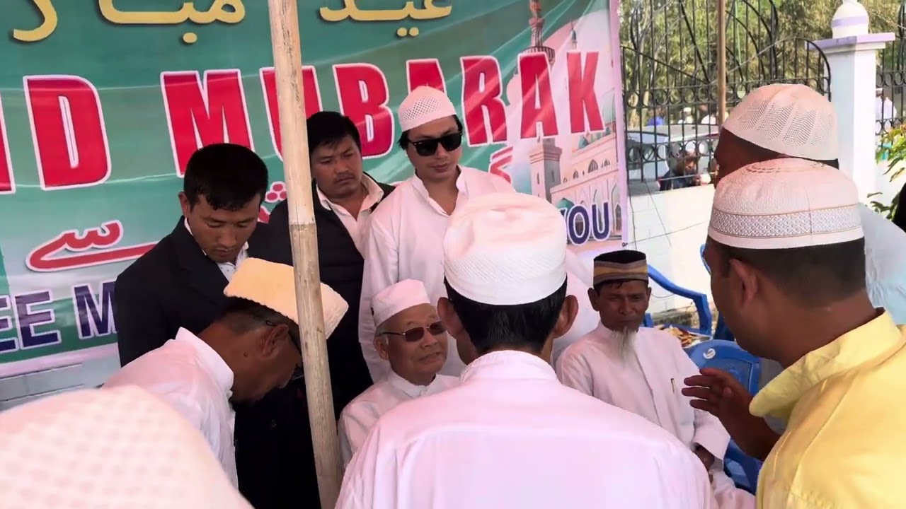 Eid Mubarak Prayer at Moijing Idgah