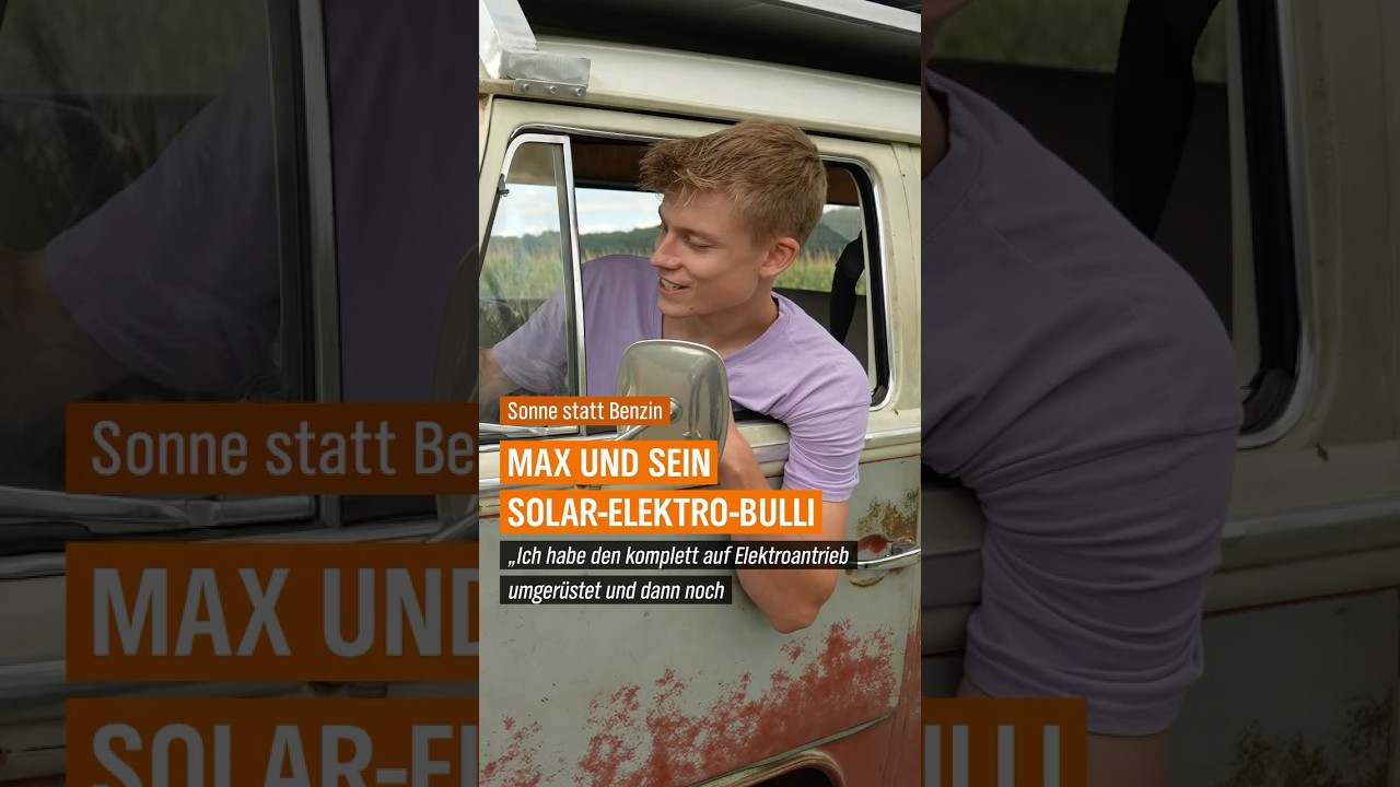 🤯🔋3.000km mit Sonnenenergie: So geht's! #shorts #vw #vwbus #eauto