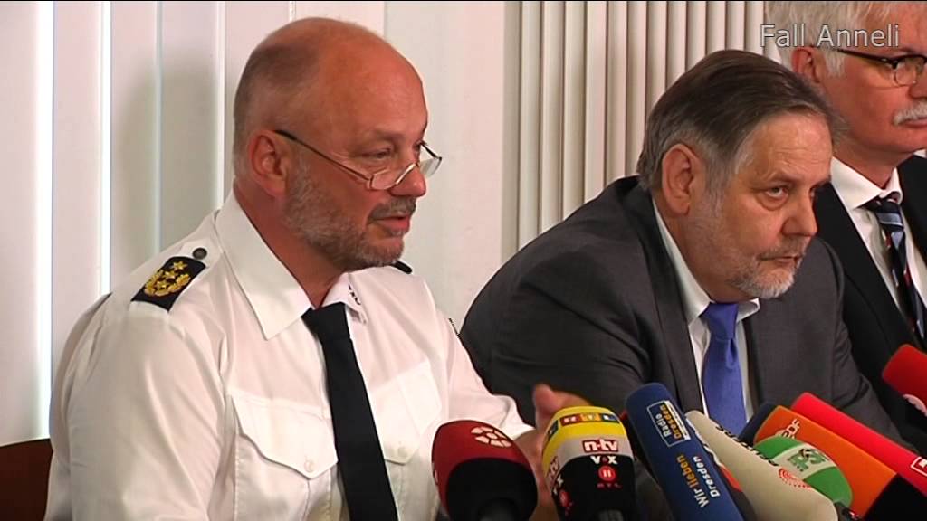 Fall Anneli: Pressekonferenz aus der Polizeidirektion Dresden