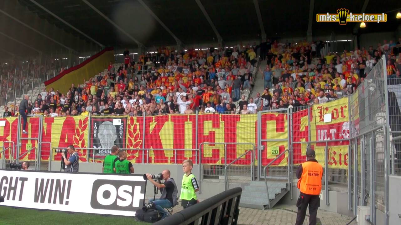 Doping kibiców Korony w meczu Cracovia - Korona Kielce 6:0 (02.10.2016 r.)