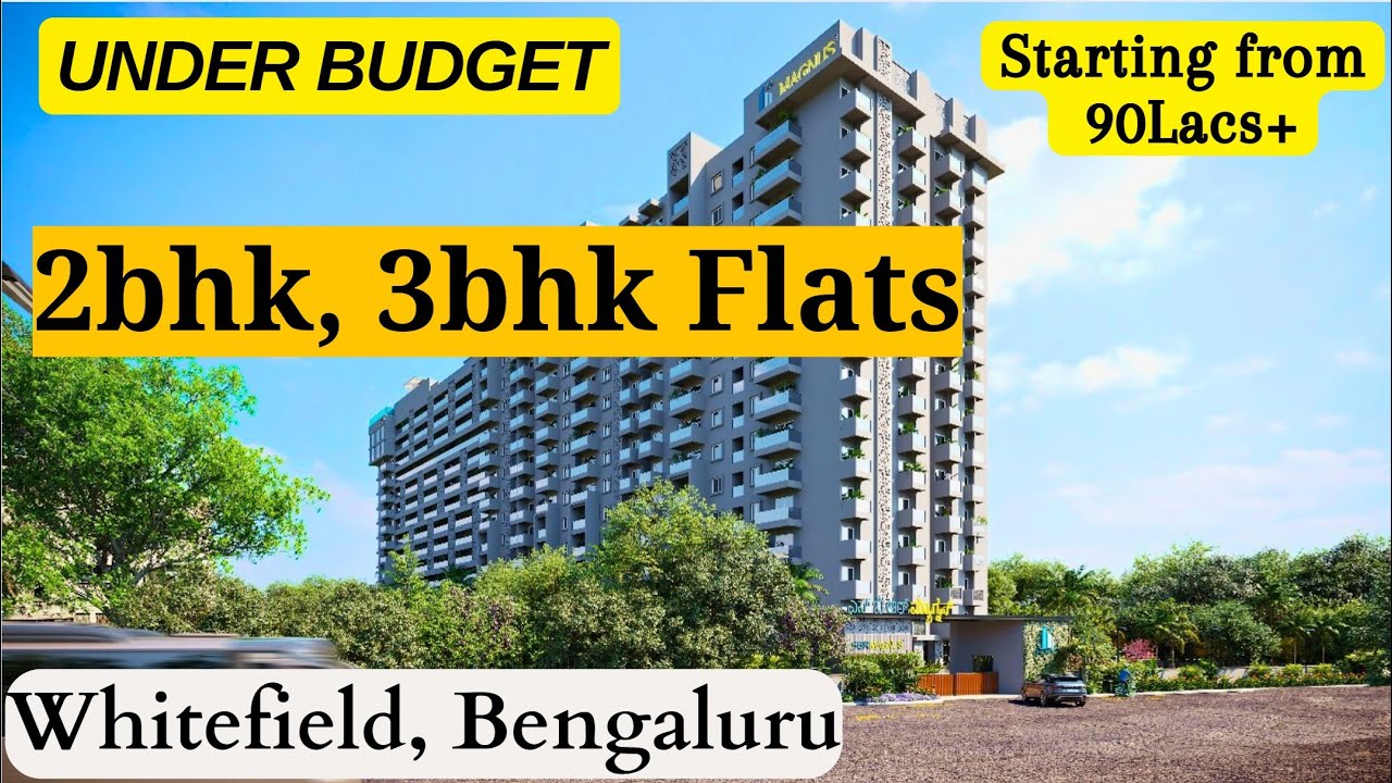 2bhk 3bhk flats | New launch Apartment  under budget 3bhk flats in Whitefield Bangalore 2025 #flats