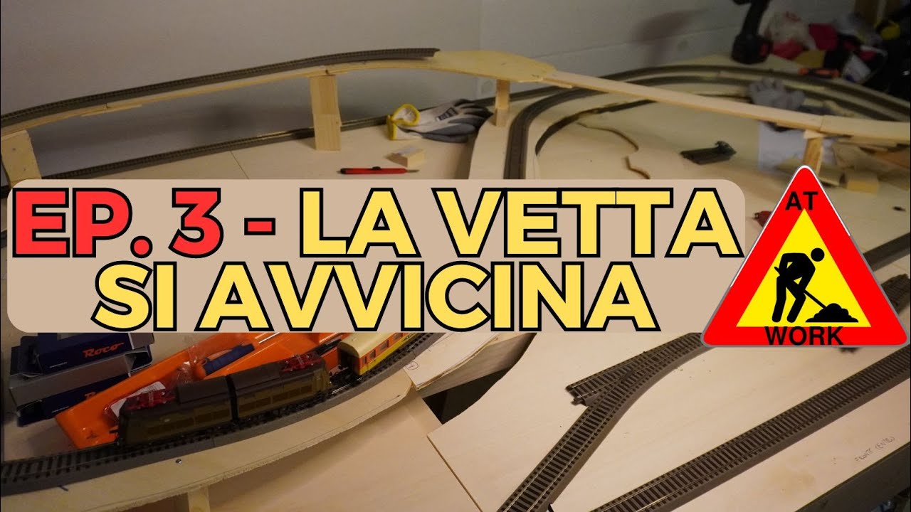 Il mio primo PLASTICO FERROVIARIO: Ep. 3 - Proseguono i lavori!