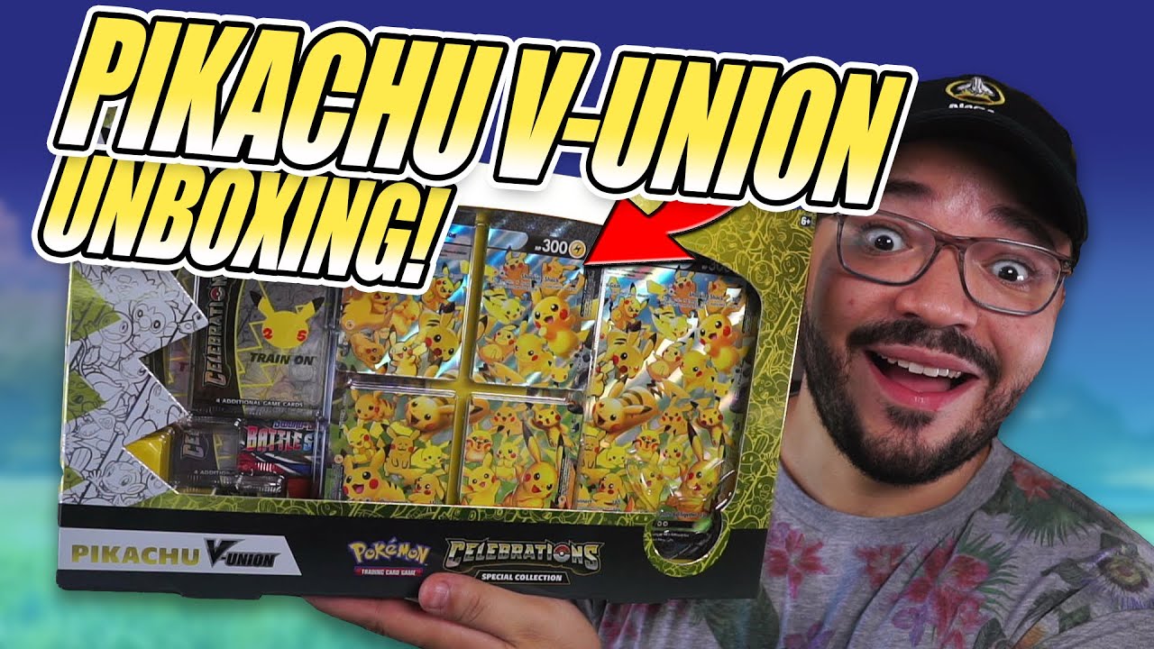 Pokemon Celebrations Pikachu V-Union Collection Opening!!
