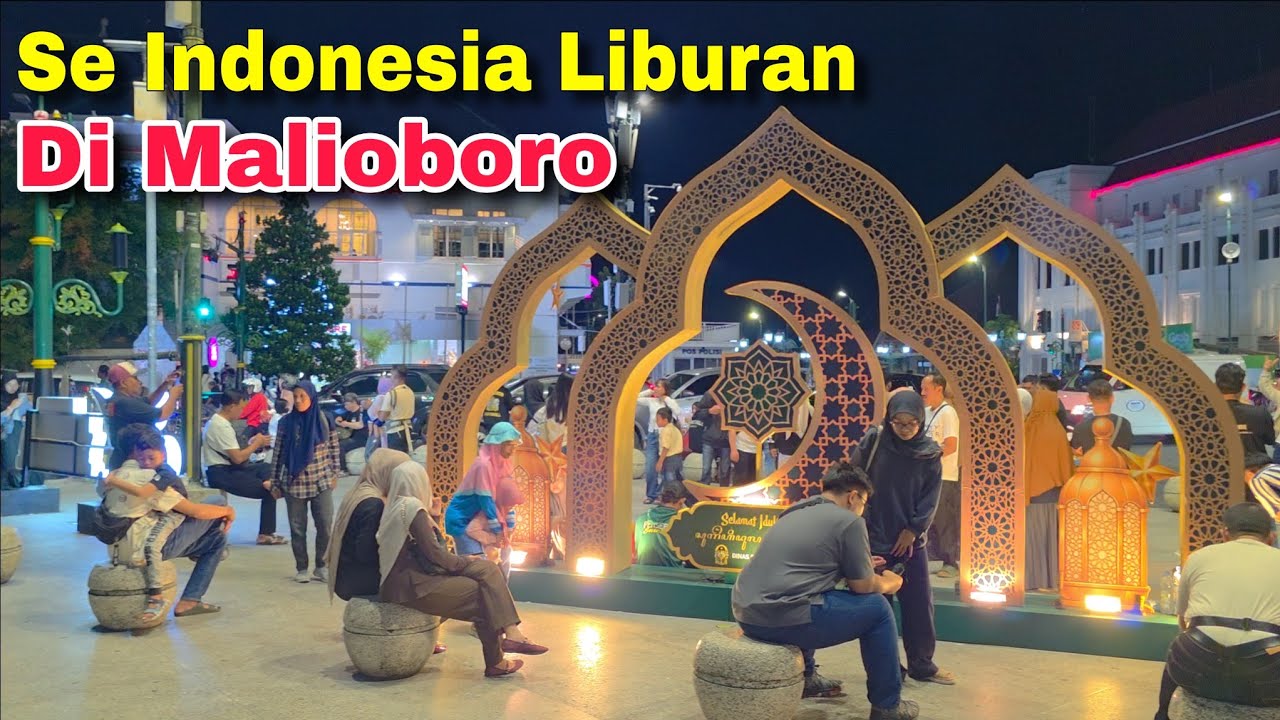 MALIOBORO YOGYAKARTA SAAT LIBUR LEBARAN 2026‼️SE INDONESIA LIBURAN DI JOGJA ‼️ WISATA JOGJA TERBARU