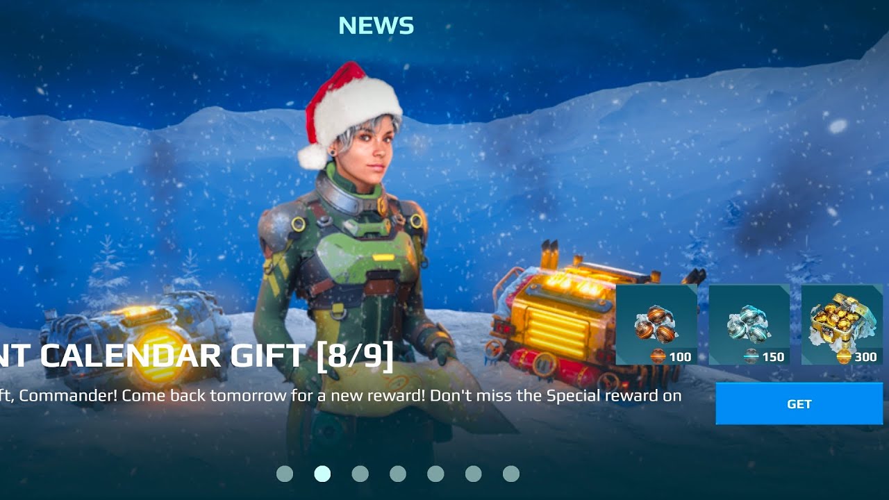 NEW ADVENT CALENDAR EVENTS [8/9] NEW GIFT 🎁 FROM WAR ROBOTS 😍✨ #warrobots #wargame #robot #pixonic
