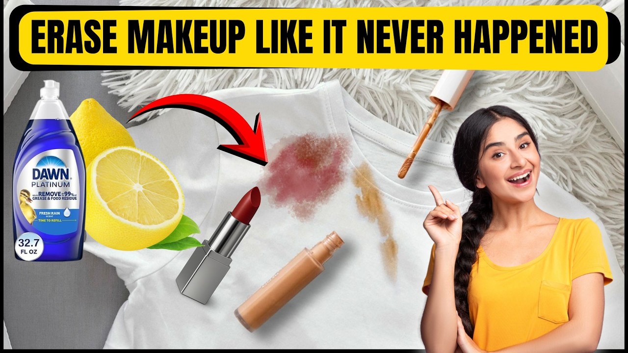 How to Remove Makeup From Clothes (Fast & Easy)