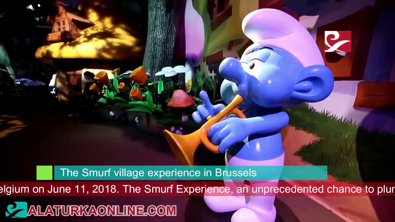 The Smurf village experience in Brussels