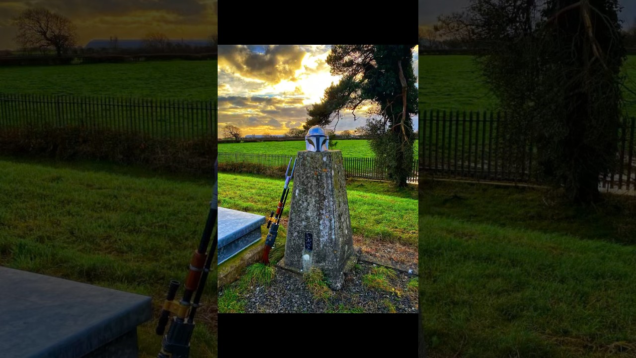 Mando in Wales!!! 🏴󠁧󠁢󠁷󠁬󠁳󠁿 #103 Sigingstone Resr #mandalorian #starwars #adidasoriginals