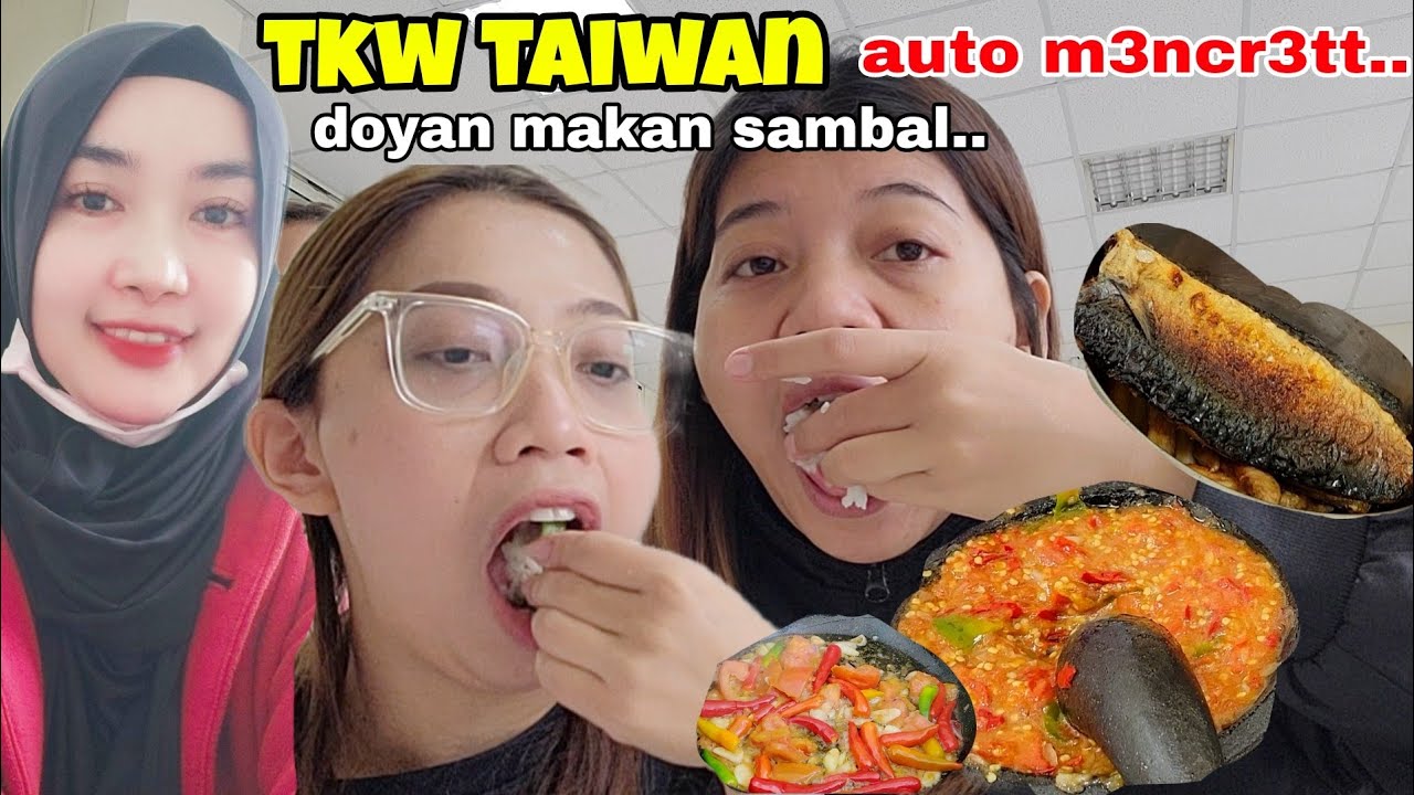 🔴TKW TAIWAN MAKAN BESAR SAAT LEBARAN‼️JOOOS