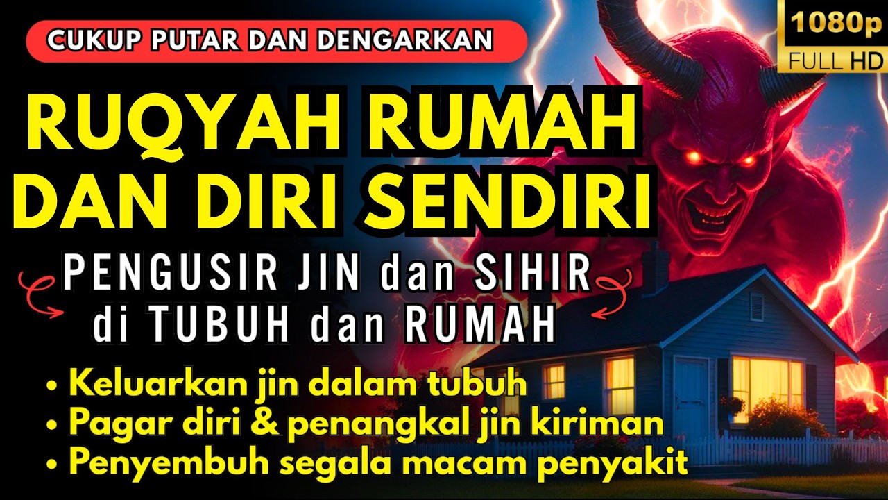 AYAT RUQYAH PALING AMPUH PENGUSIR JIN, SIHIR & SANTET DI TUBUHMU | MUSTAJAB