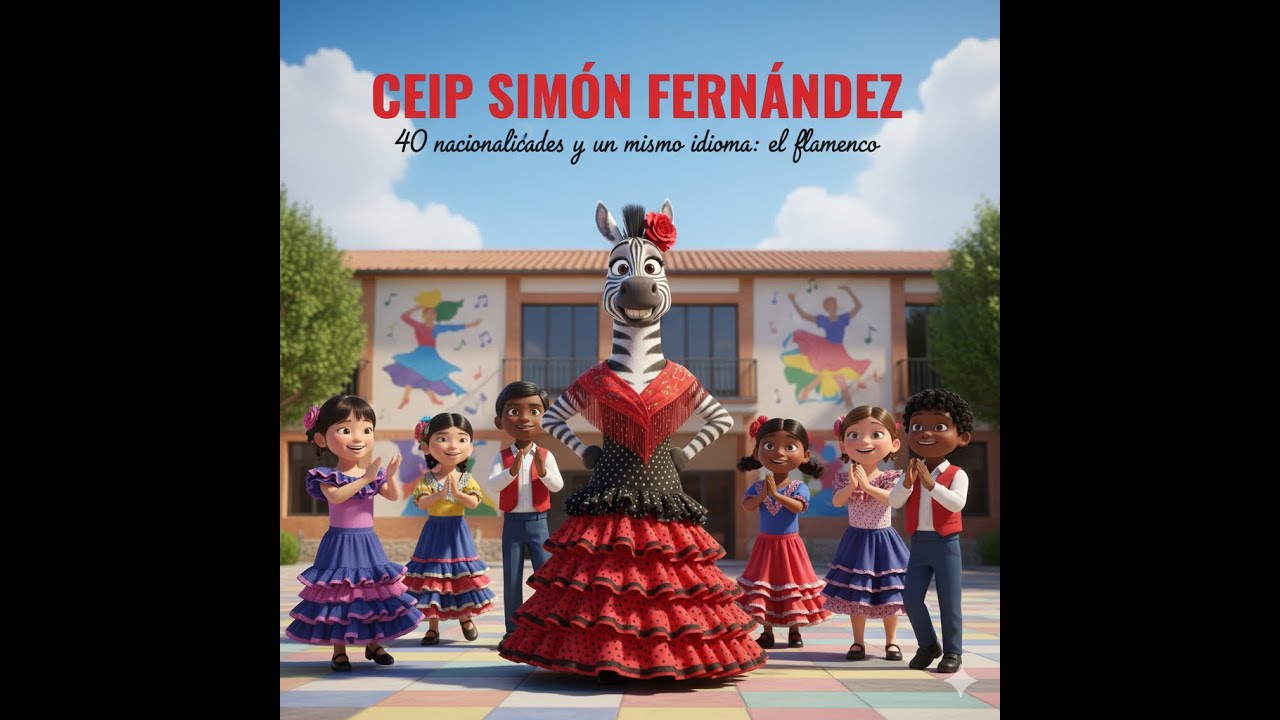 40 nacionalidades y un mismo idioma: el flamenco. CEIP Simón Fernández, Estepona.