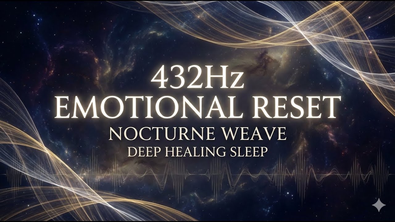 432Hz Miracle Tone | Sleep Music for Letting Go of Negative Energy & Anxiety | 3 Hour Reset