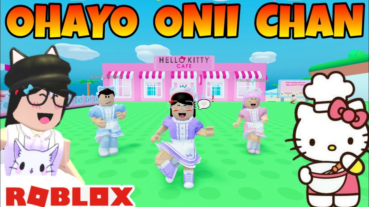 ☕ VIRAMOS MAID no MY HELLO KITTY CAFE ROBLOX