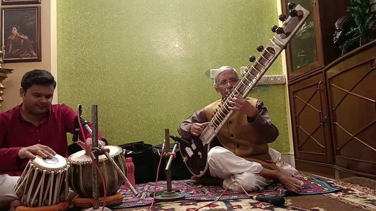 Raag mala in Kaharwa taal Sitar- Saroj Kumar Maity Tabla Sukalyan Maitra 