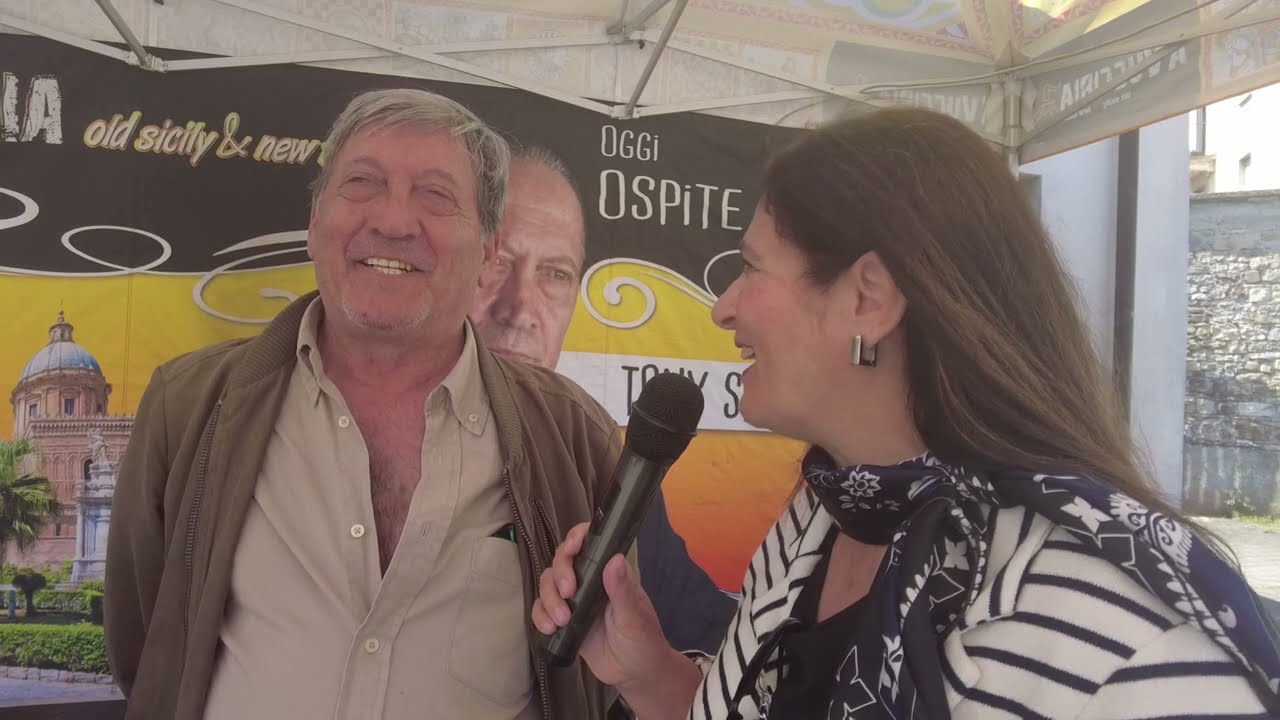 TONY SPERANDEO intervista - Fornovo 5-6-7 Maggio 2023 - A' VUCCIRIA  -FESTA SICILIANA